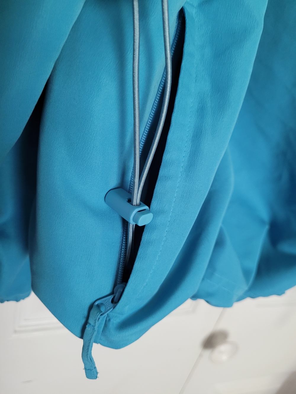 Women's Izod Turquoise Blue Pullover 3/4 Zip Lightweight  Jacket Size Large - Picture 6 of 15
